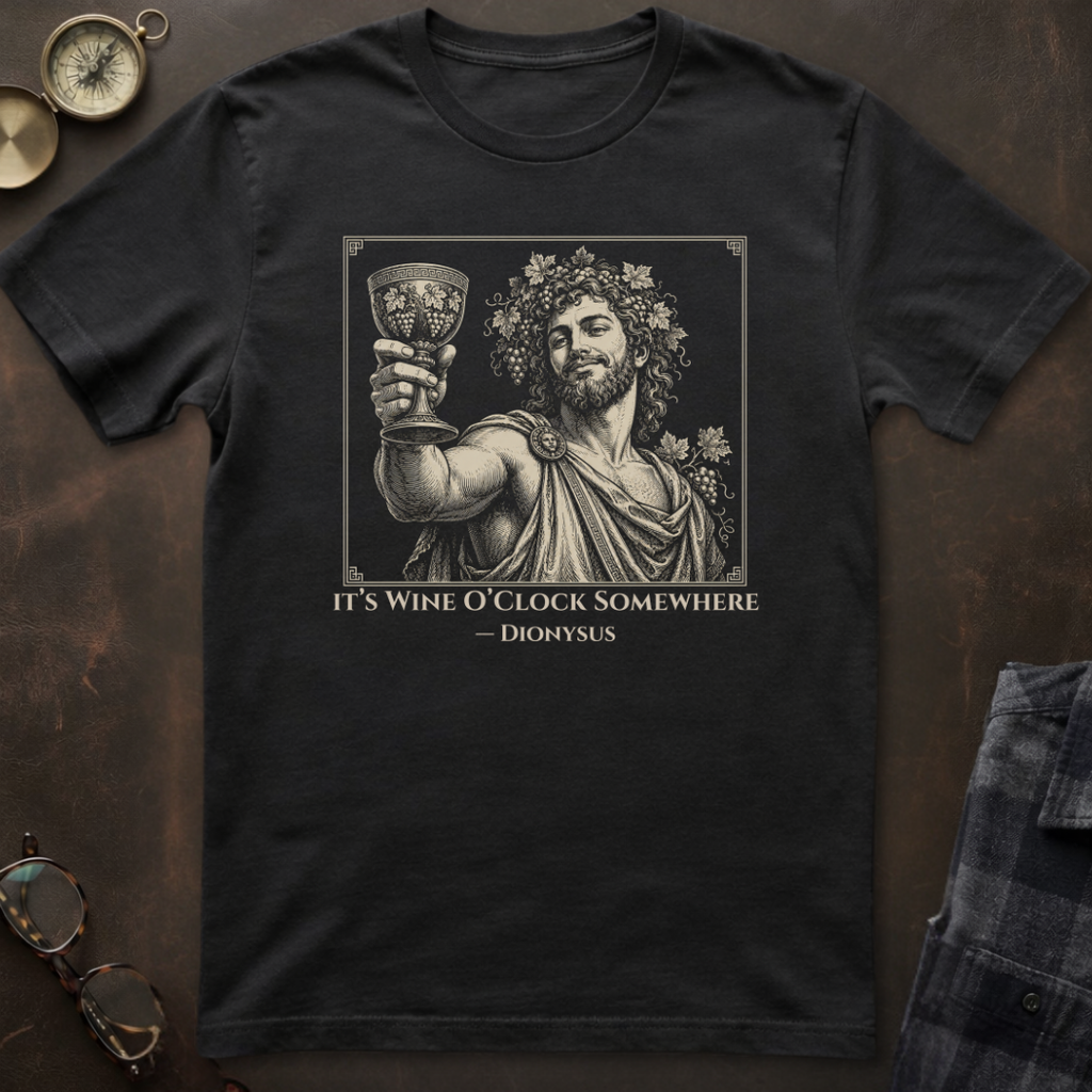 Dionysus It's Five O'clock Somewhere T-Shirt
