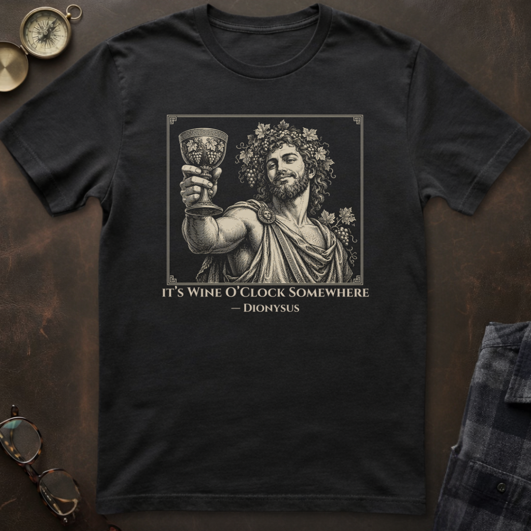 Dionysus It's Five O'clock Somewhere T-Shirt