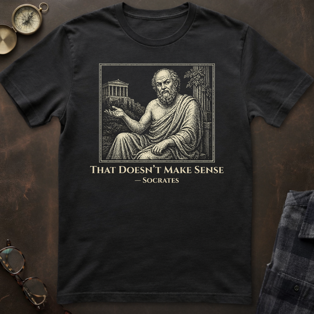 Socrates Doesn't Make Sense T-Shirt