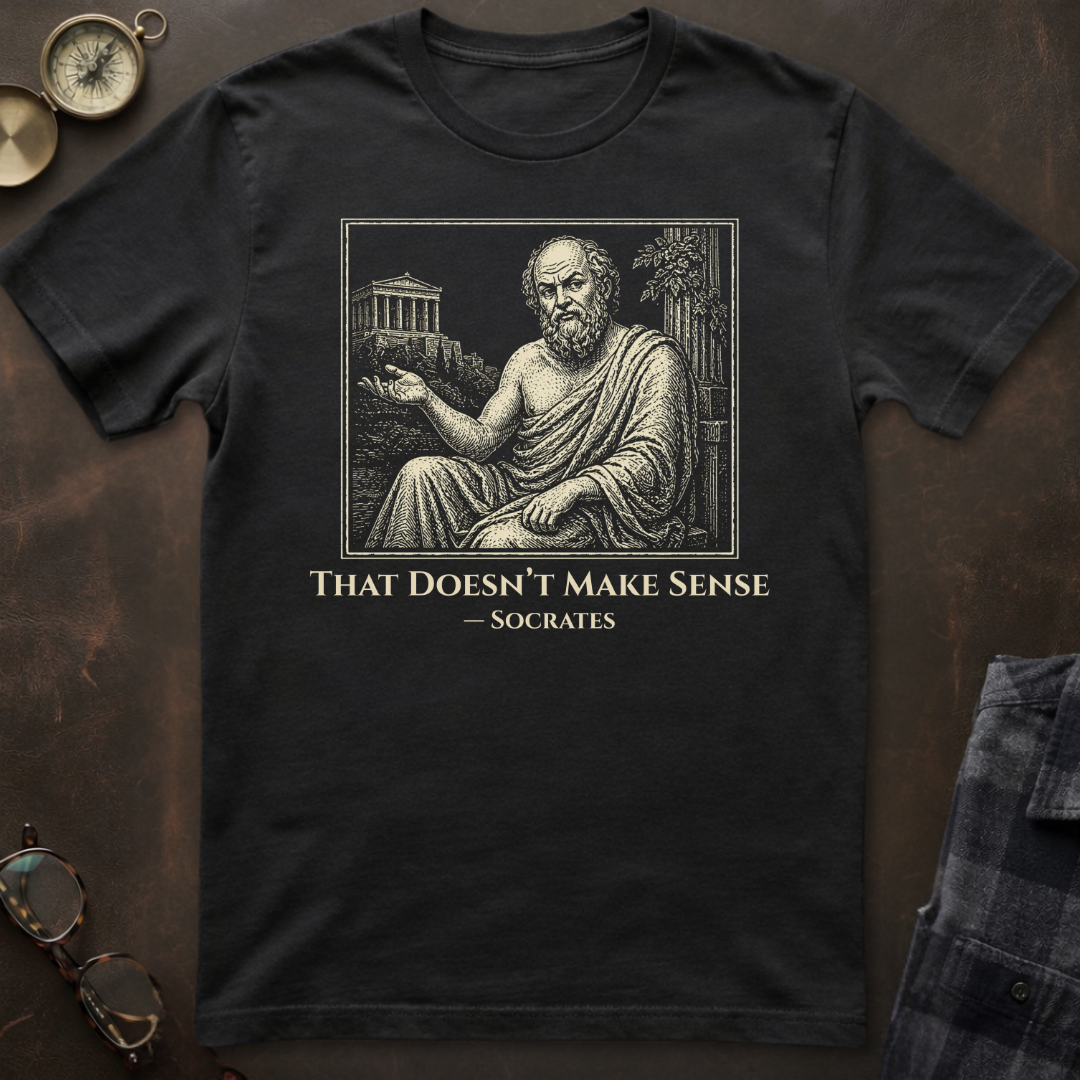 Socrates Doesn't Make Sense T-Shirt