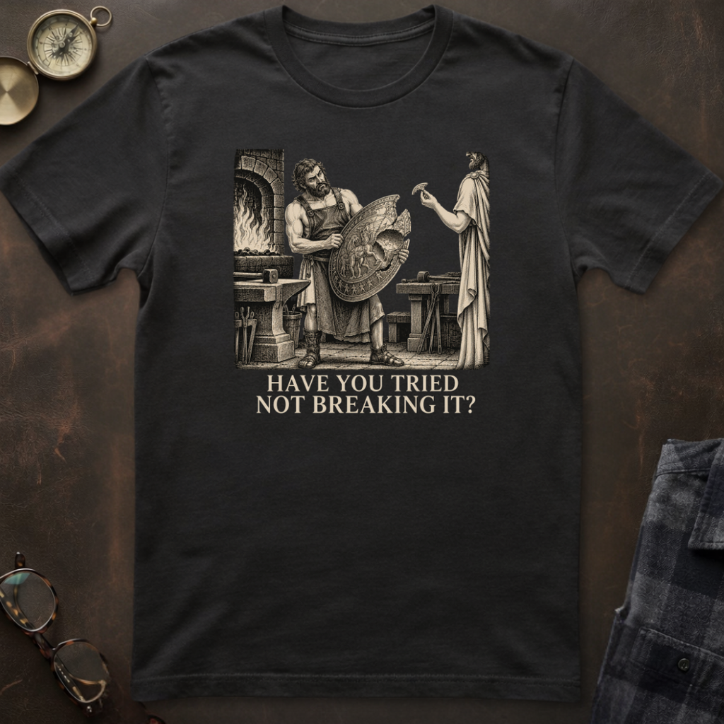 Hephaestus Have You Tried Not Breaking It T-Shirt