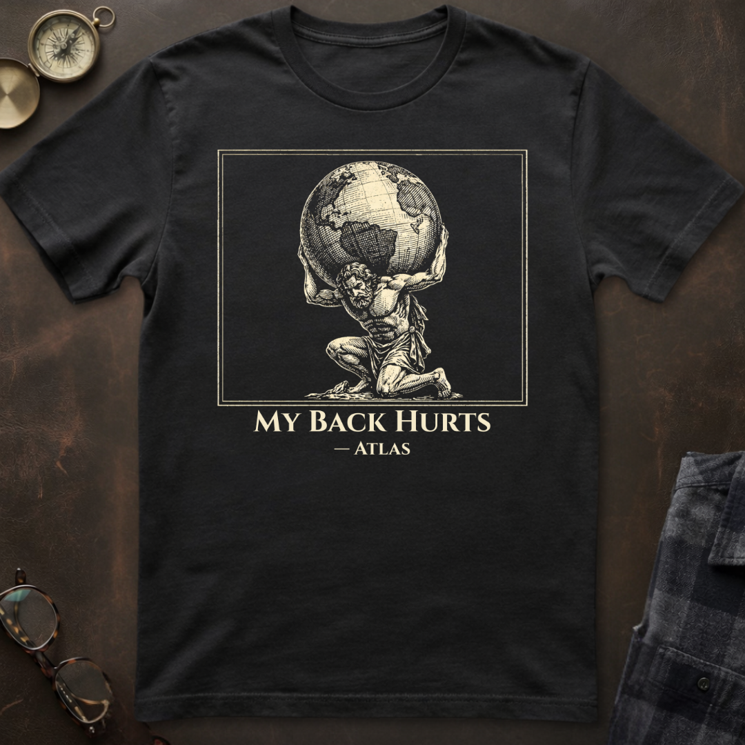 Atlas My Back Hurts T-Shirt