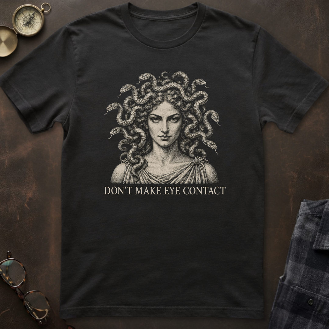 Medusa No Eye Contact T-Shirt