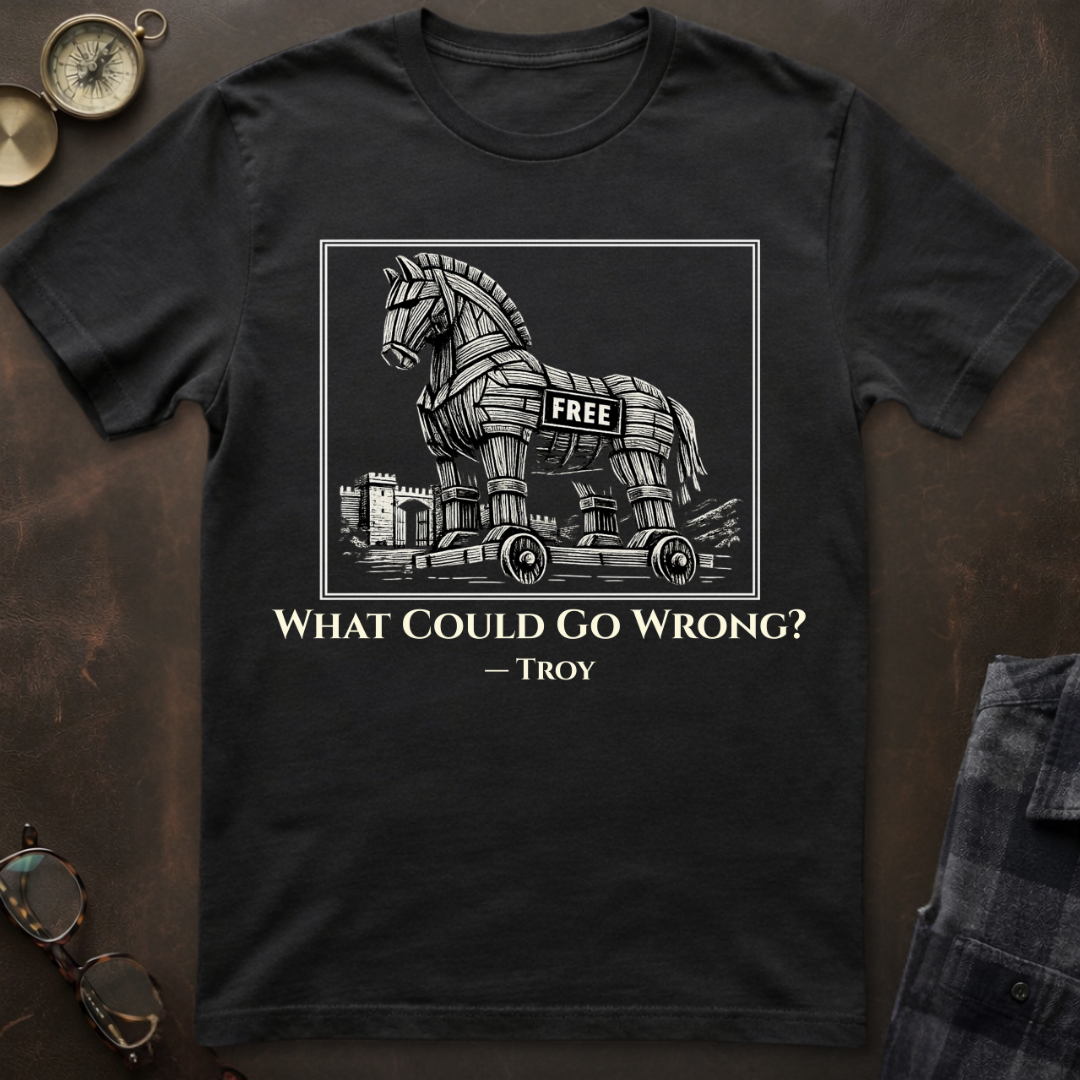 Trojan Horse What Could Go Wrong T-Shirt