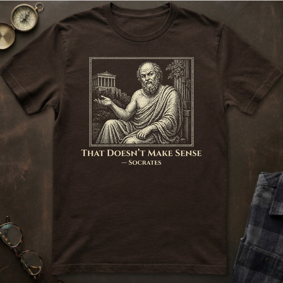 Socrates Doesn't Make Sense T-Shirt