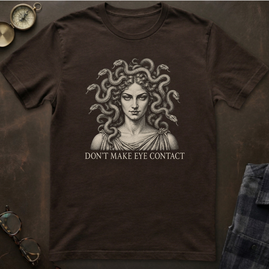 Medusa No Eye Contact T-Shirt