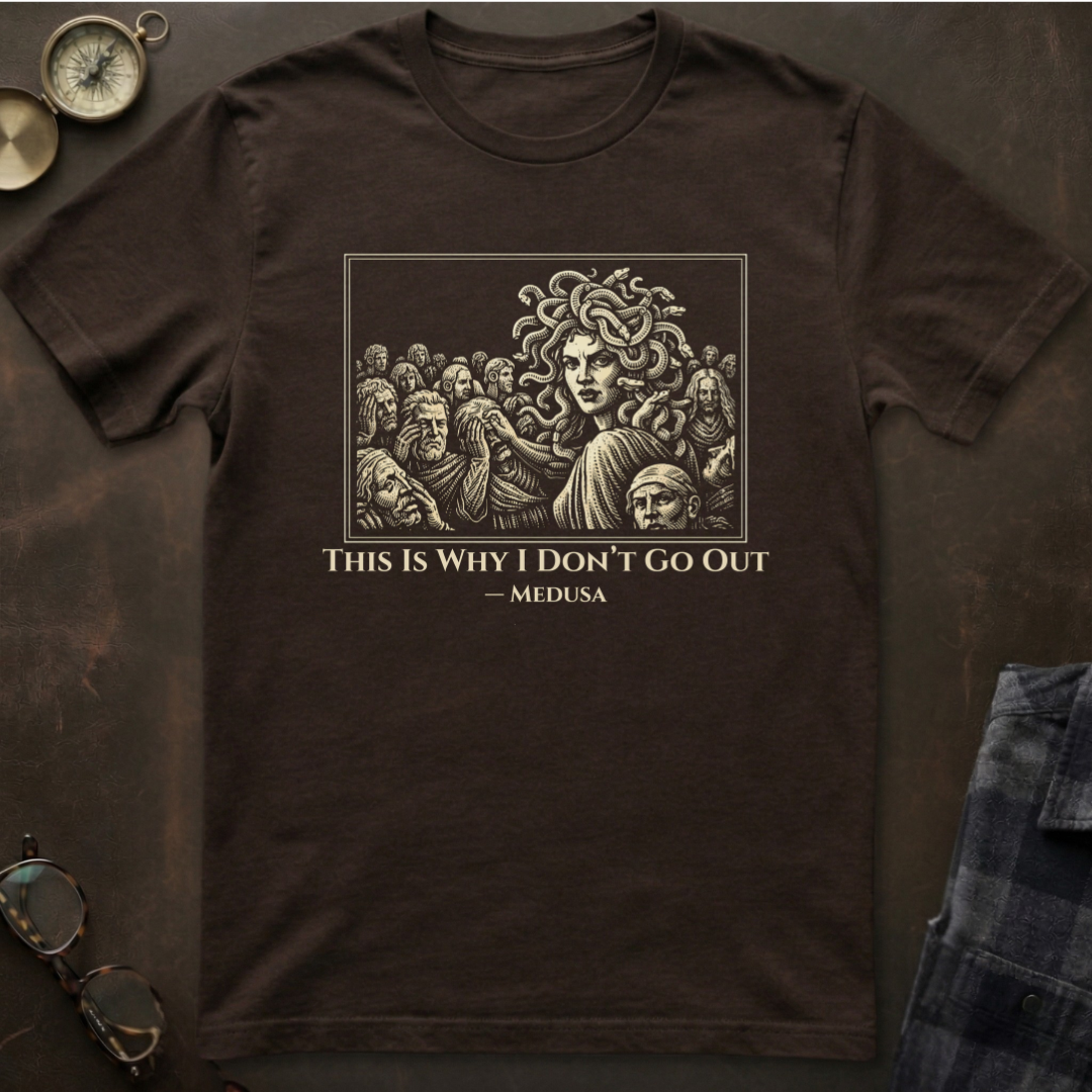 Medusa I Don't Go Out T-Shirt