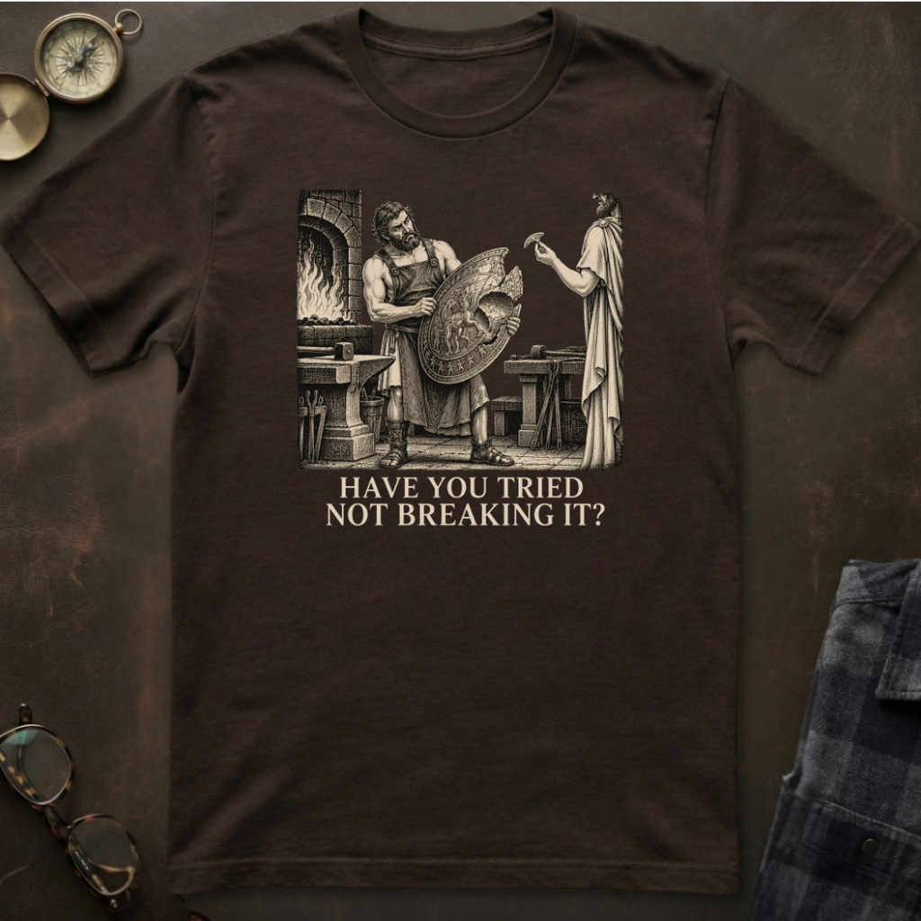 Hephaestus Have You Tried Not Breaking It T-Shirt