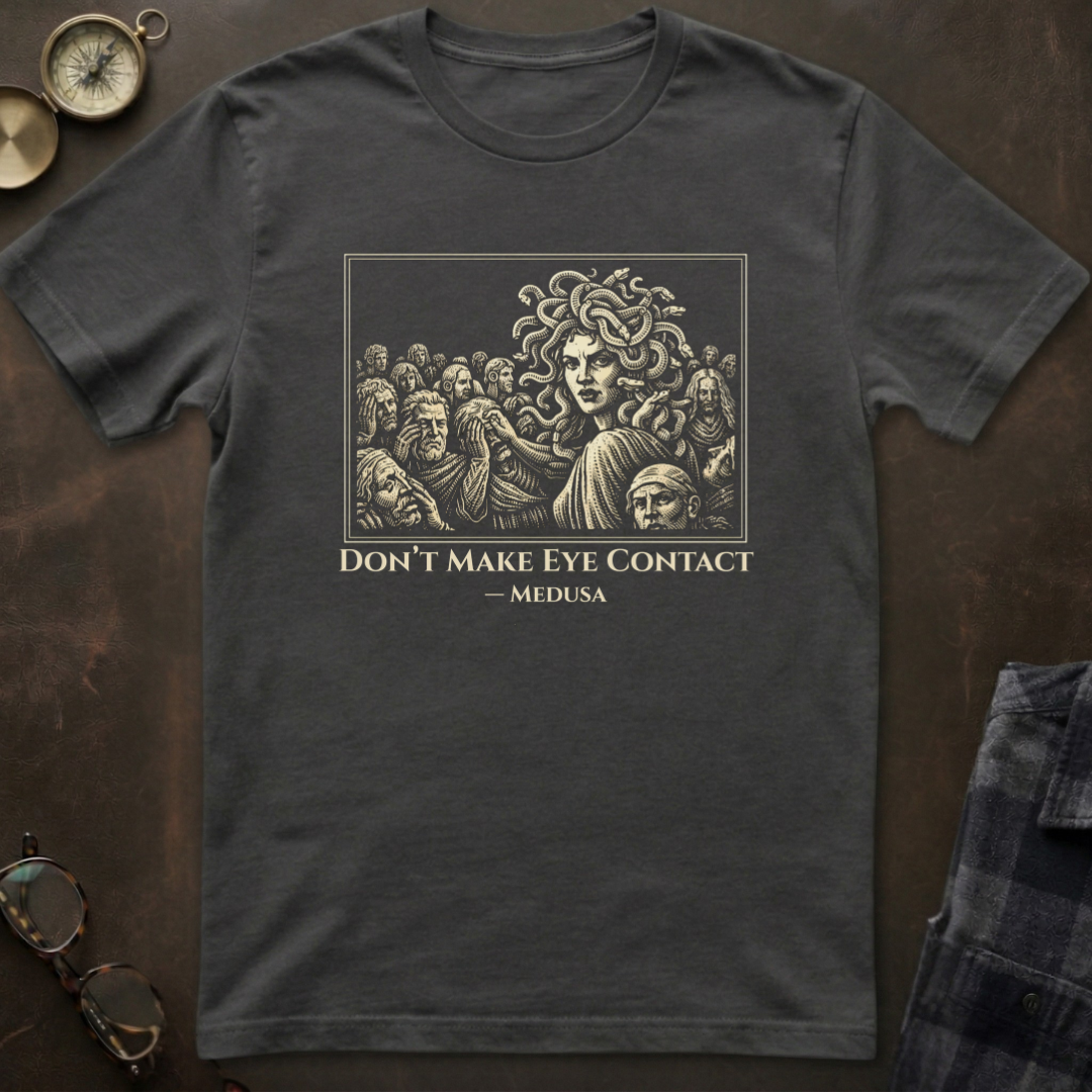 Medusa No Eye Contact T-Shirt