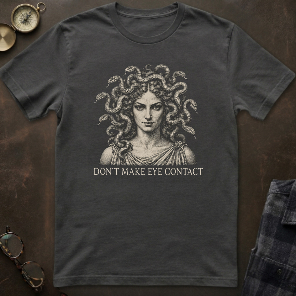 Medusa No Eye Contact T-Shirt