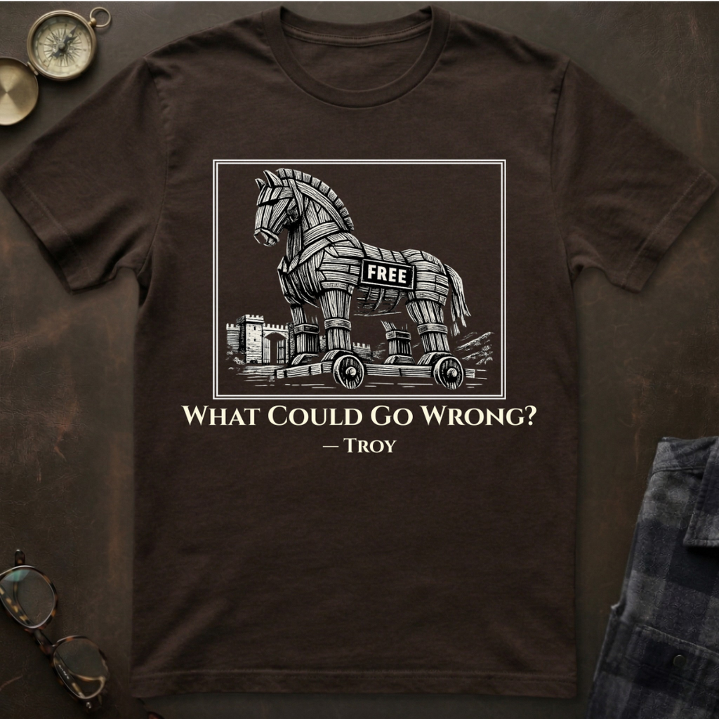Trojan Horse What Could Go Wrong T-Shirt