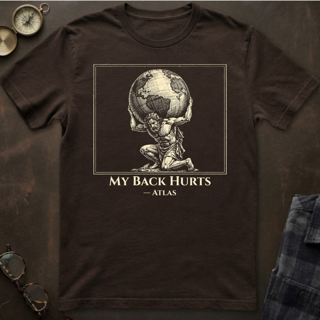 Atlas My Back Hurts T-Shirt