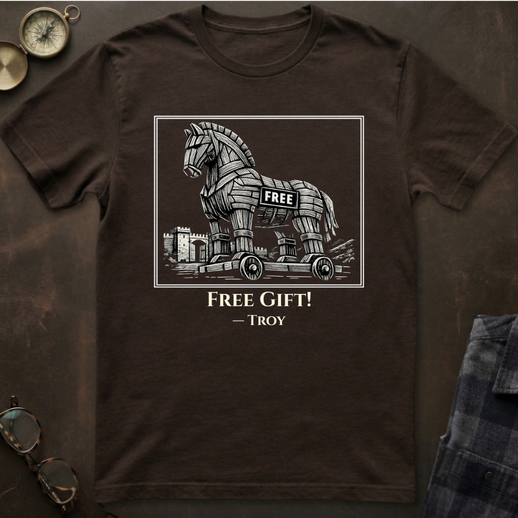 Trojan Horse Free Gift T-Shirt