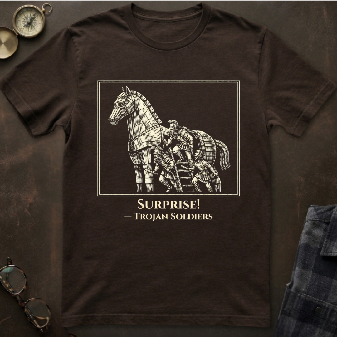 Trojan Soldiers Surprise T-Shirt