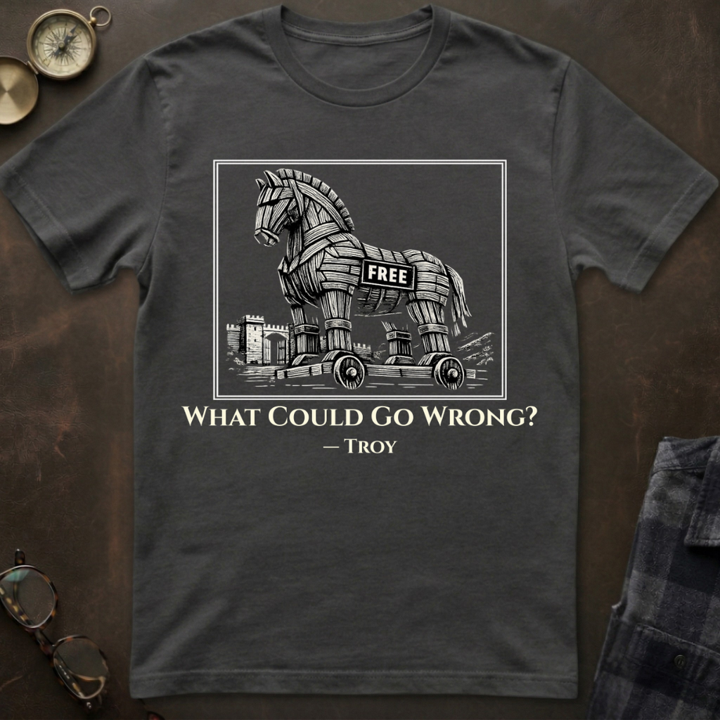 Trojan Horse What Could Go Wrong T-Shirt