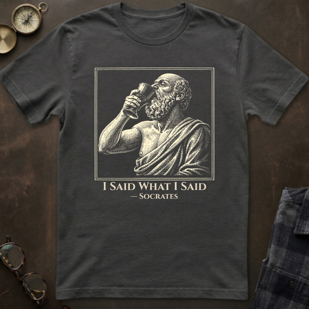 Socrates I Said What I Said T-Shirt