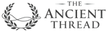 Logo of 'The Ancient Thread' with a decorative element on a white background