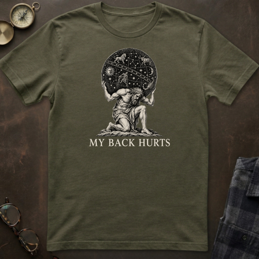 Atlas My Back Hurts T-Shirt
