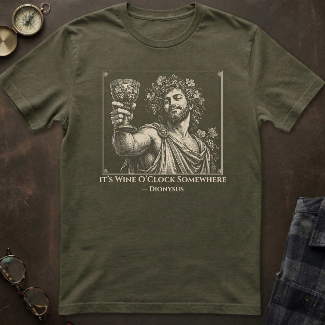 Dionysus It's Five O'clock Somewhere T-Shirt