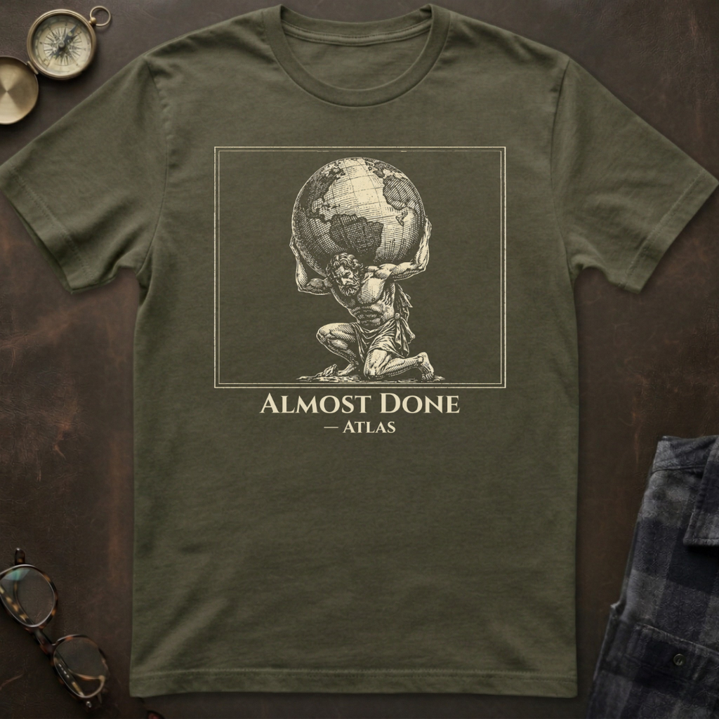 Atlas Almost Done T-Shirt