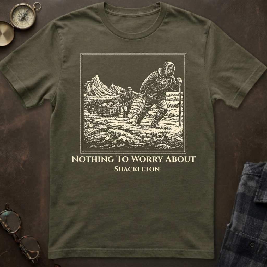 Shackleton Nothing To Worry About T-Shirt