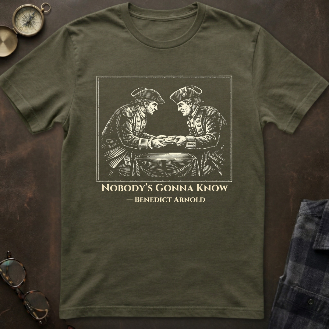Benedict Arnold Nobody's Gonna Know T-Shirt