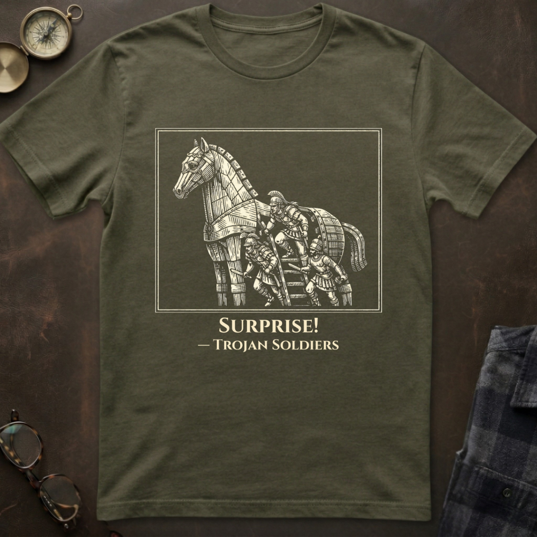 Trojan Soldiers Surprise T-Shirt