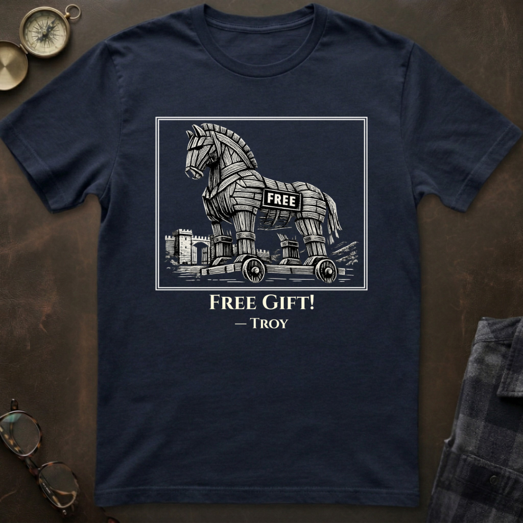Trojan Horse Free Gift T-Shirt