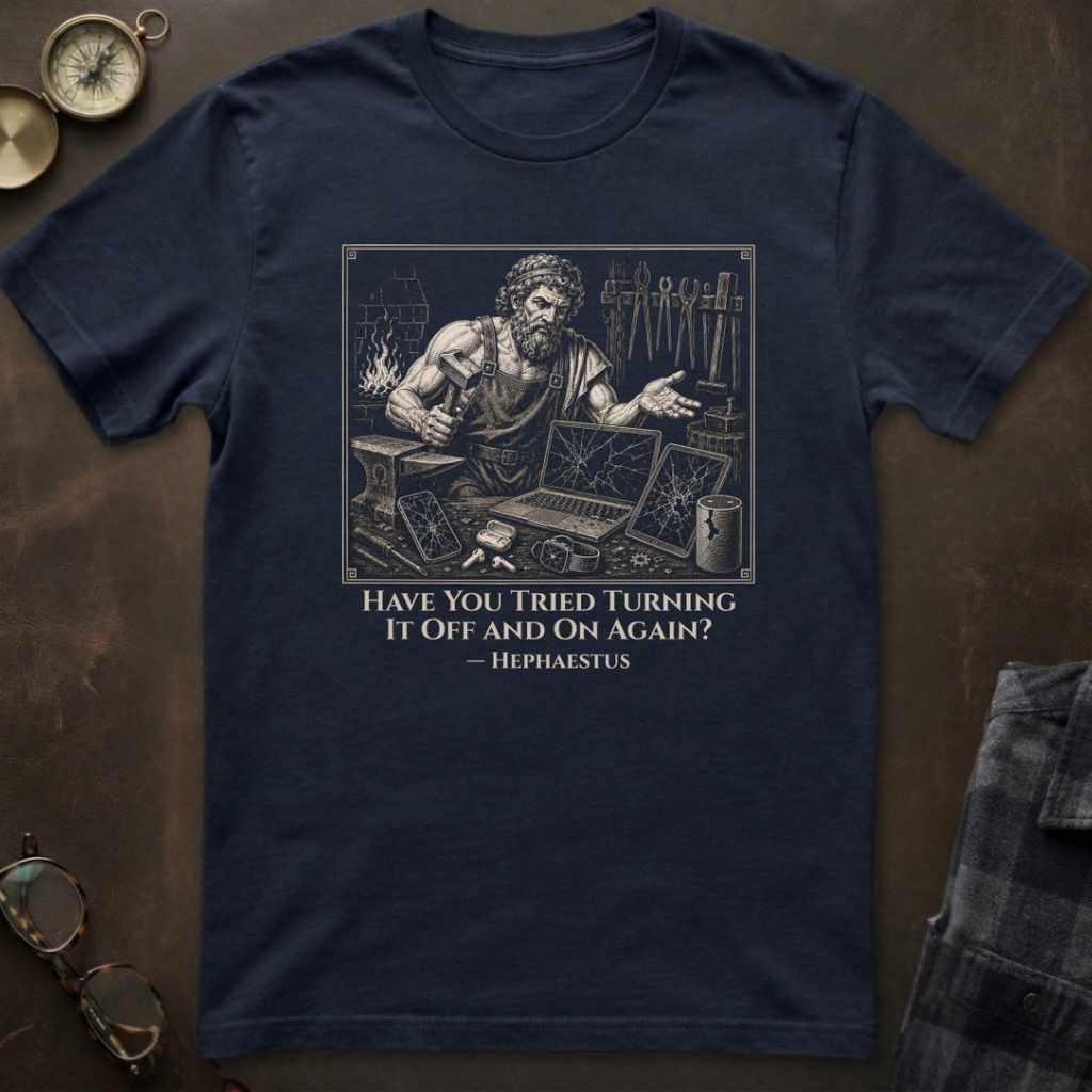 Hephaestus Turn It On Again T-Shirt