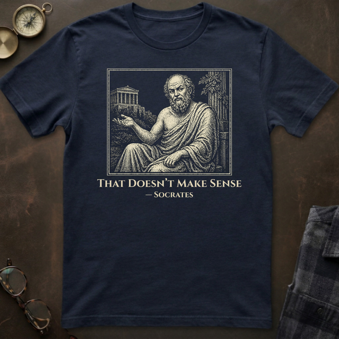 Socrates Doesn't Make Sense T-Shirt