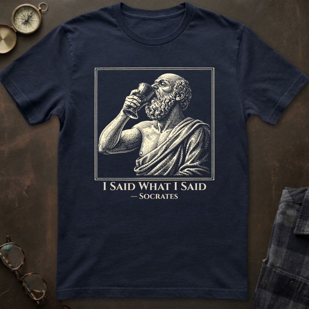 Socrates I Said What I Said T-Shirt