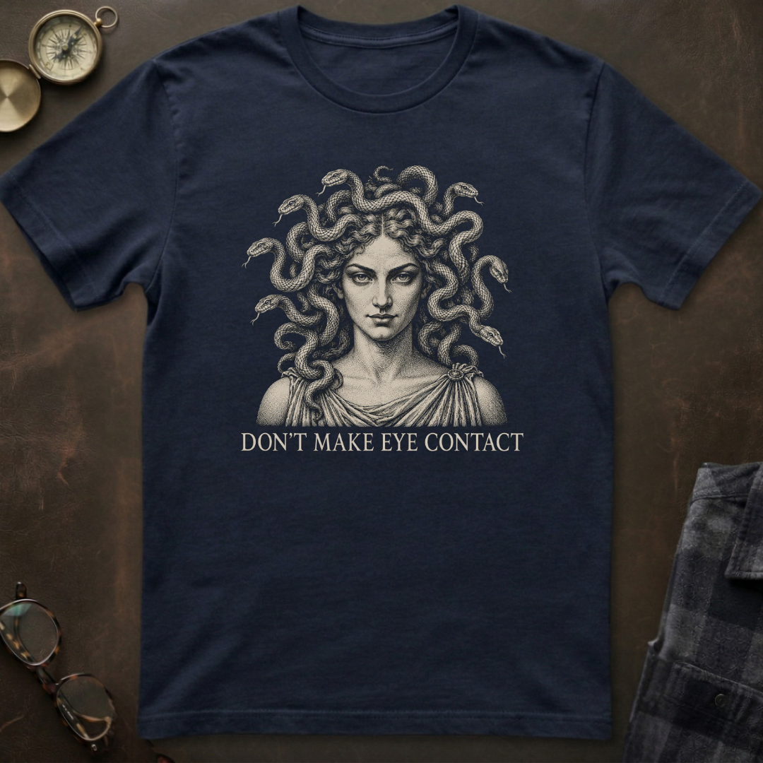 Medusa No Eye Contact T-Shirt